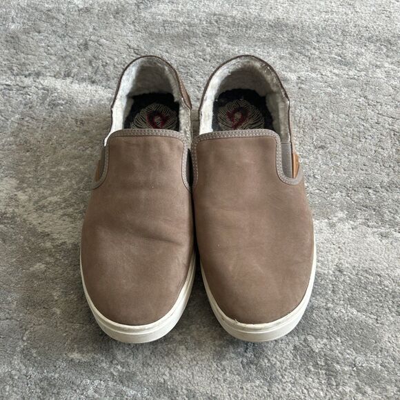 olukai size 9 Women's Slip-On Shoes in Brown - Picture 4 of 9